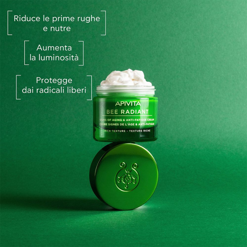APIVITA - BEE RADIANT Crema Segni dell'età Texture Ricca - immagine 2