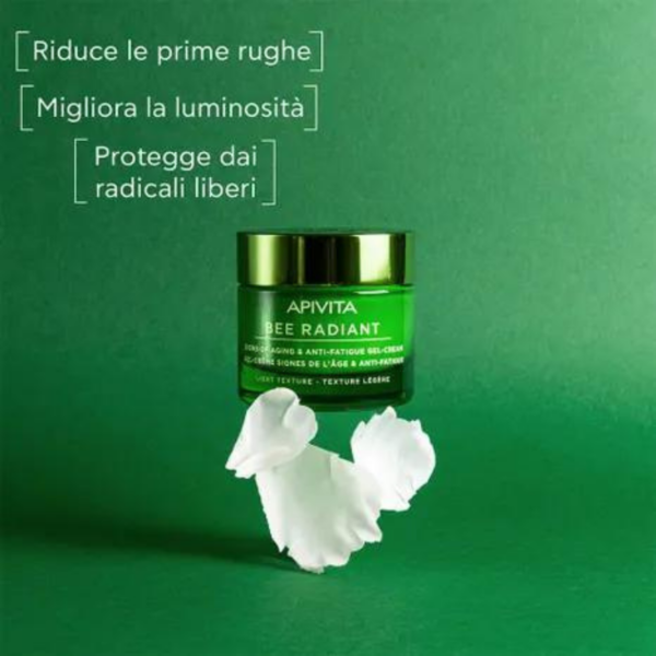 APIVITA - BEE RADIANT Crema Gel Anti-fatica Texture Leggera - immagine 2