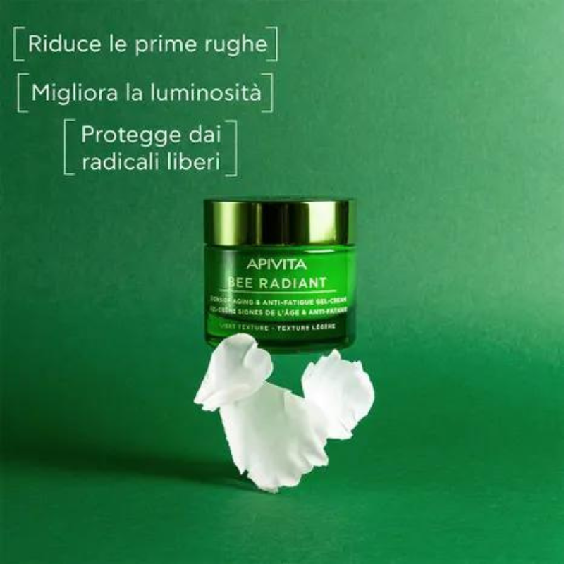 APIVITA - BEE RADIANT Crema Gel Anti-fatica Texture Leggera - immagine 2