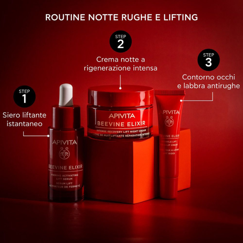 APIVITA - BEEVINE ELIXIR Crema Notte intensiva Liftante Rigenerante - immagine 2