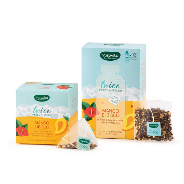 NEAVITA Infuso Twice Mango e Ibisco MaxiFiltro - immagine 2