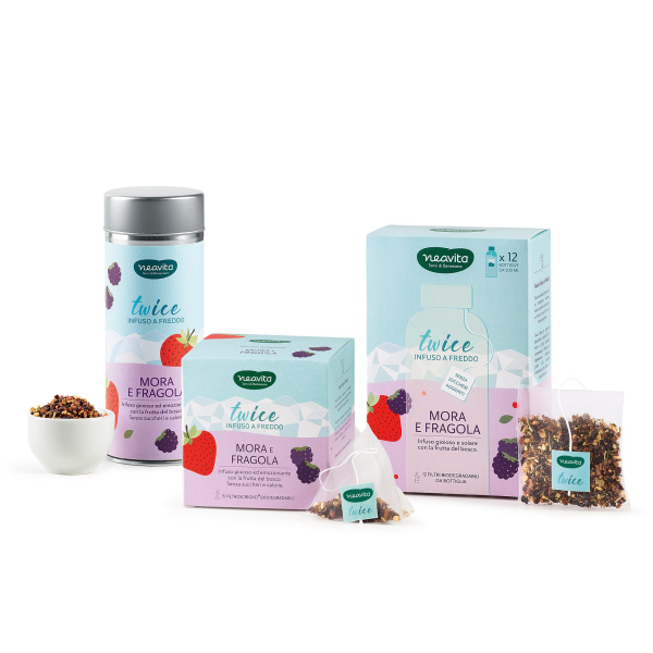 NEAVITA Infuso Twice Mora e Fragola MaxiFiltro - immagine 2