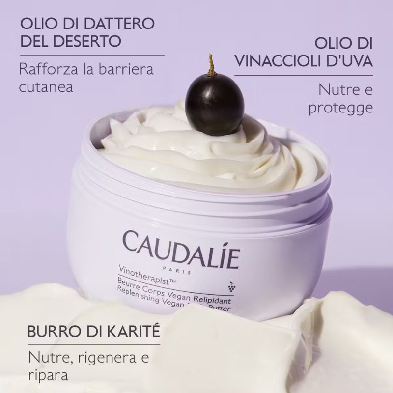 CAUDALIE - VINOTHERAPIST  Burro Corpo Vegan Relipidante - immagine 3