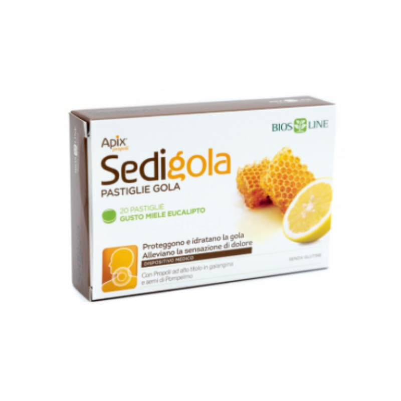 BIOSLINE - SEDIGOLA Pastiglie Gola MIELE EUCALIPTO