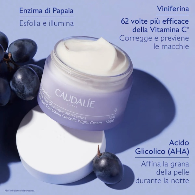 CAUDALIE - VINOPERFECT Crema Notte Glicolica Anti-Macchie - immagine 2