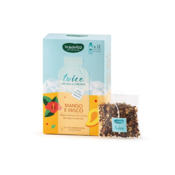 NEAVITA Infuso Twice Mango e Ibisco MaxiFiltro