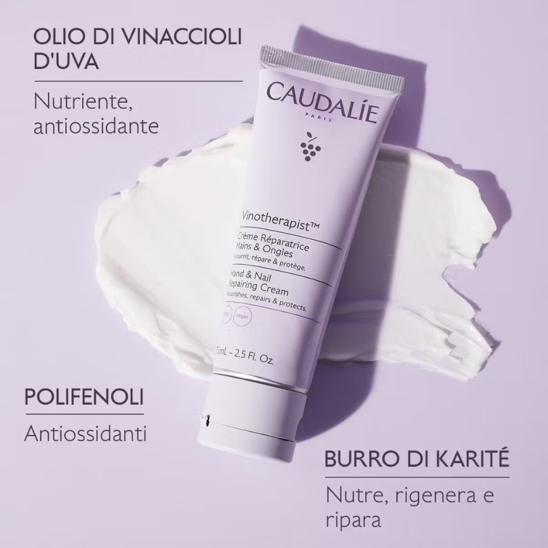 CAUDALIE - VINOTHERAPIST Crema Riparatrice Mani & Unghie - immagine 3