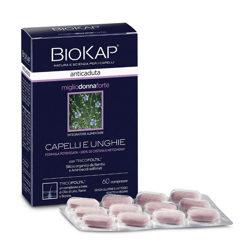 BIOSLINE - BIOKAP Anticaduta, Miglio Donna Forte