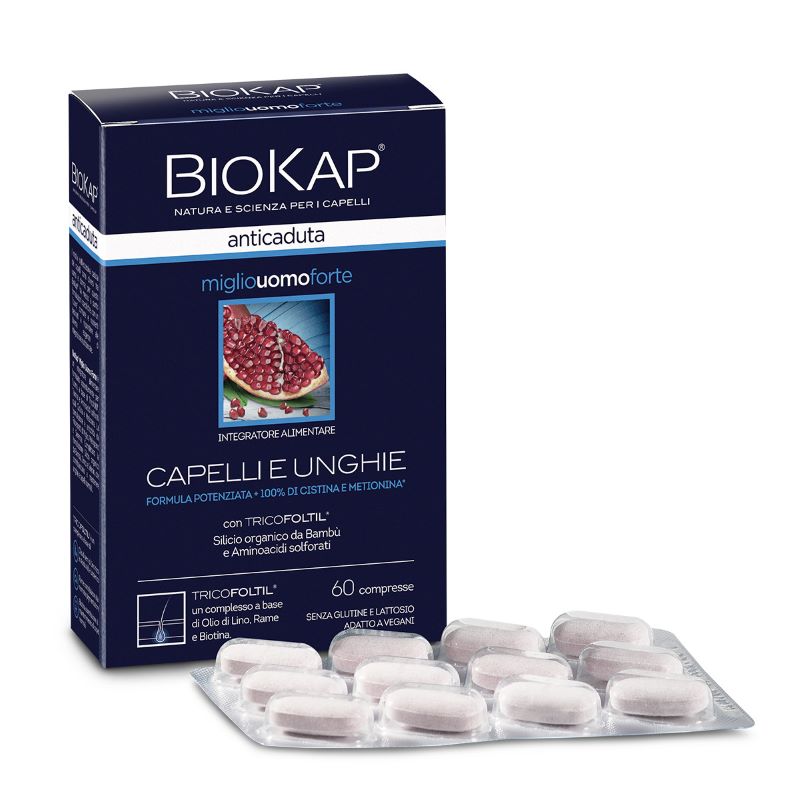 BIOSLINE - BIOKAP Anticaduta Miglio Uomo Forte