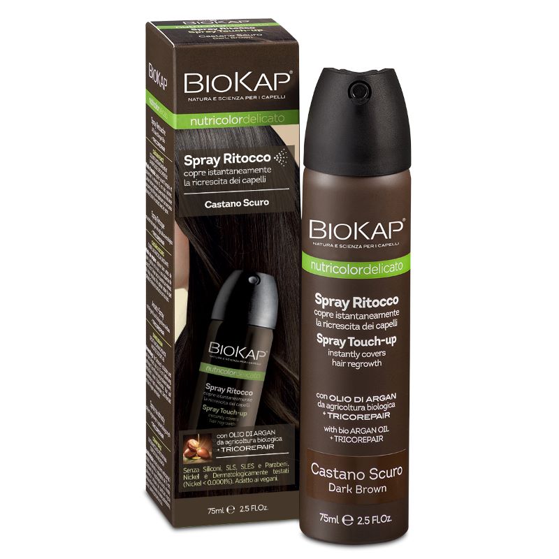 BIOSLINE - BIOKAP Spray Ritocco Castano SCURO