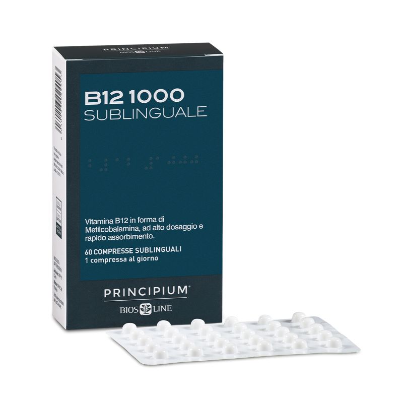 BIOSLINE - PRINCIPIUM VITAMINA B12 1000 60cpr Sublinguale