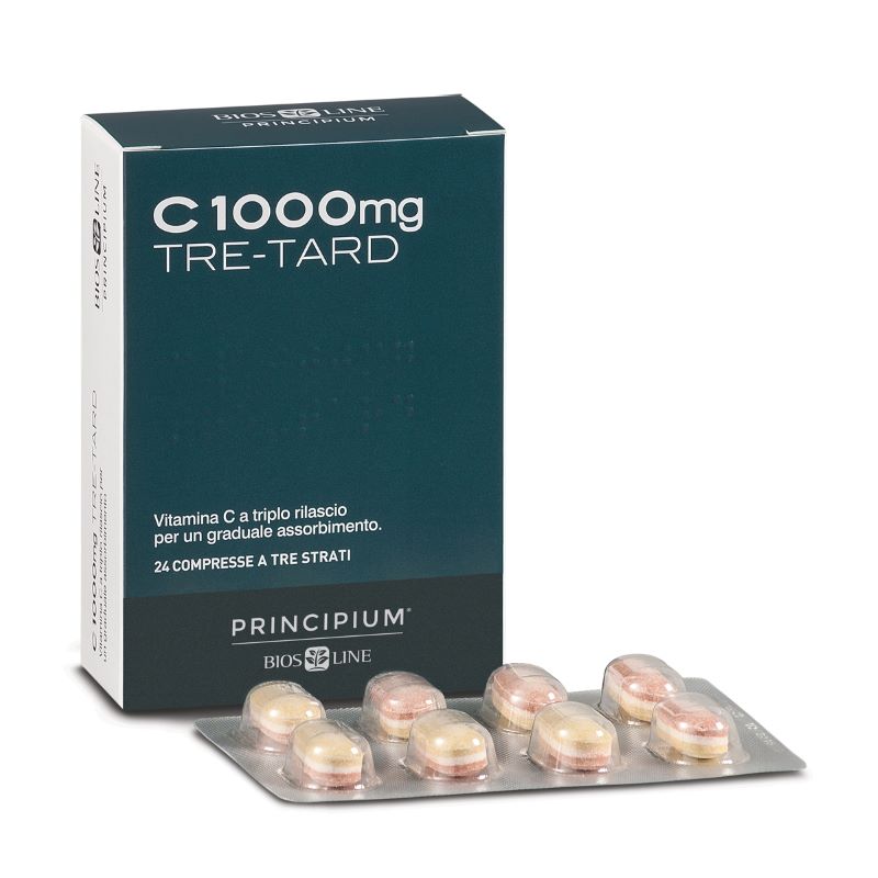 BIOSLINE - PRINCIPIUM Vitamina C 1000MG TRE-TARD 24 cpr