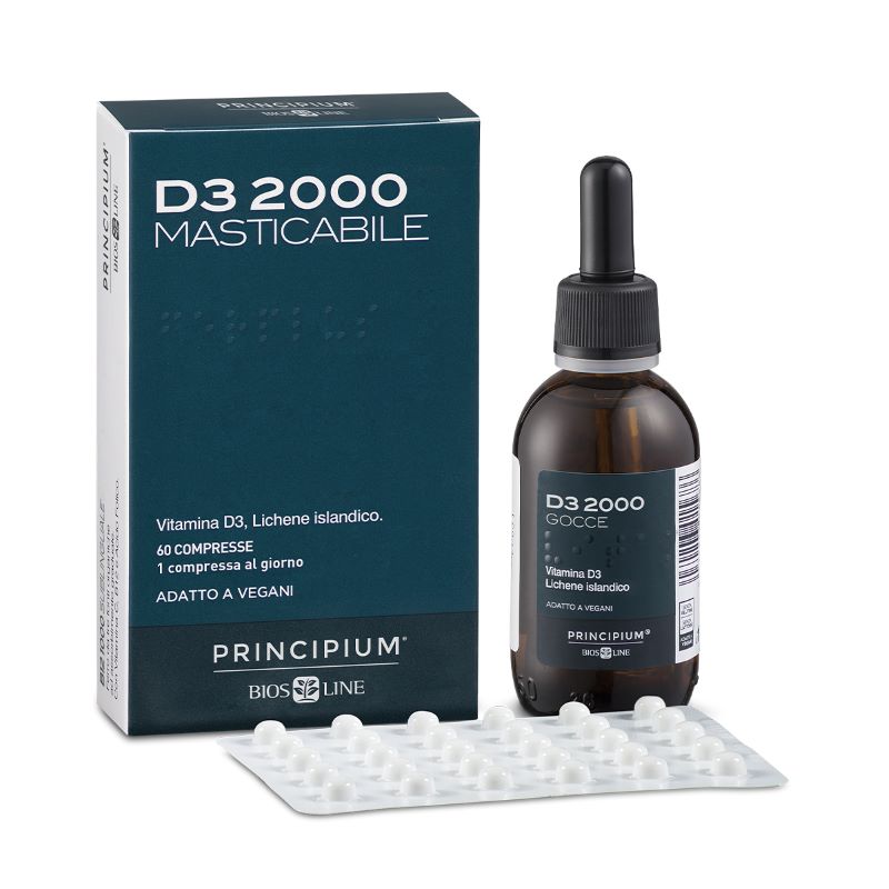 BIOSLINE - PRINCIPIUM Vitamina D3 2000 Gocce 50ML - immagine 2