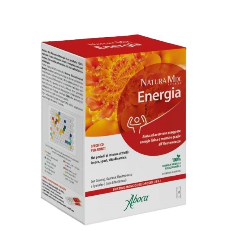 ABOCA - NATURA MIX Advanced ENERGIA Bustine Orosolubili
