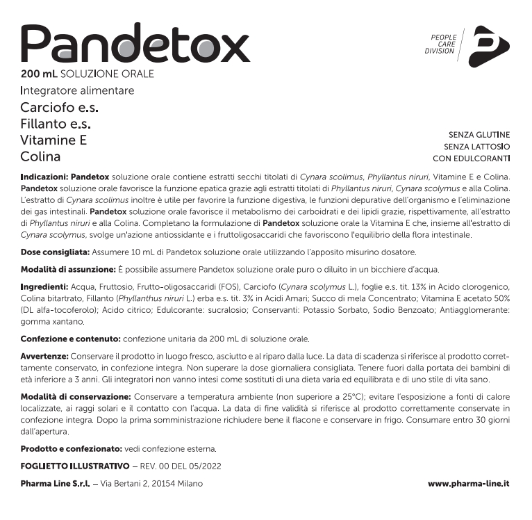 PANDETOX SOLUZIONE ORALE - immagine 2