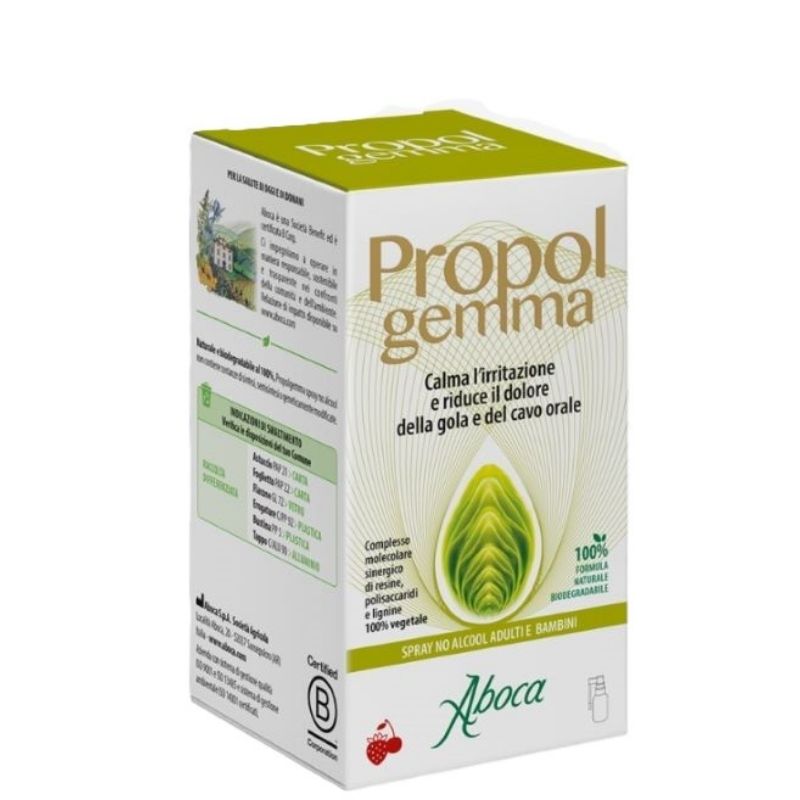 ABOCA - PROPOLGEMMA Spray No Alcool Adulti e Bambini