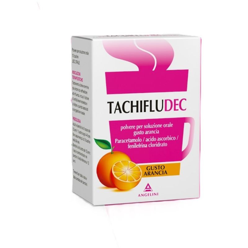 TACHIFLUDEC 10 bustine gusto arancia