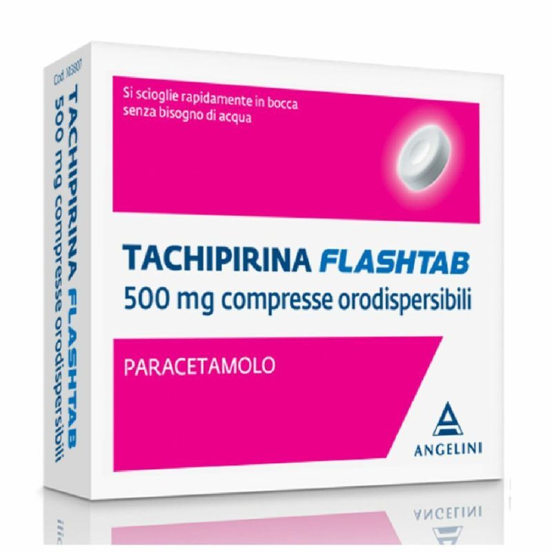 TACHIPIRINA FLASHTAB  500 mg Compresse orodispersibili