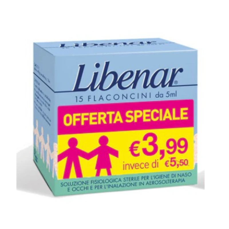 LIBENAR - 15 Flaconcini Isotonici