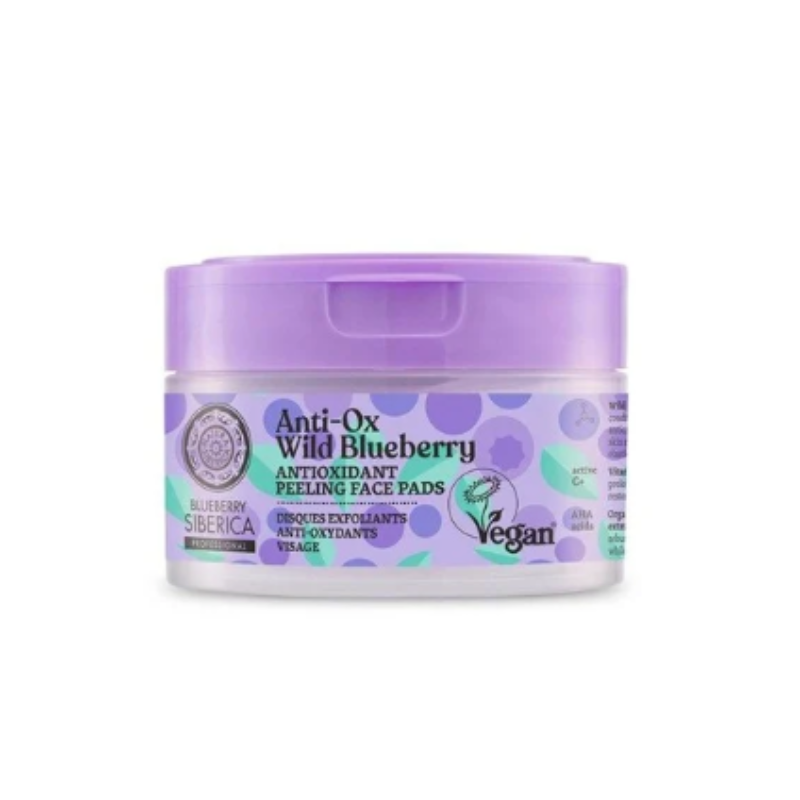 NATURA SIBERICA - Dischetti Peeling Antiossidanti Al Mirtillo