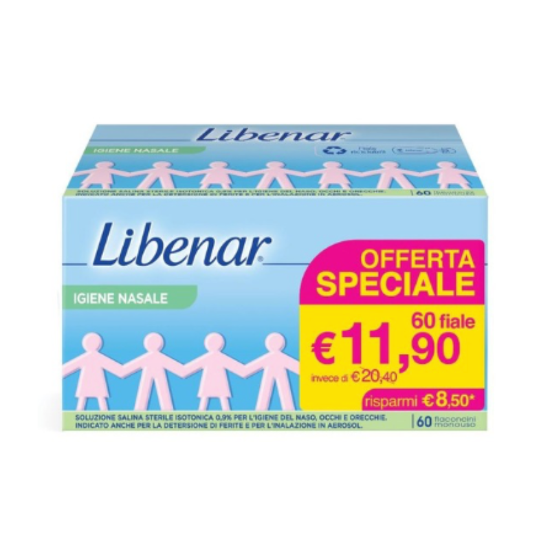 LIBENAR - 60 Flaconcini Isotonici