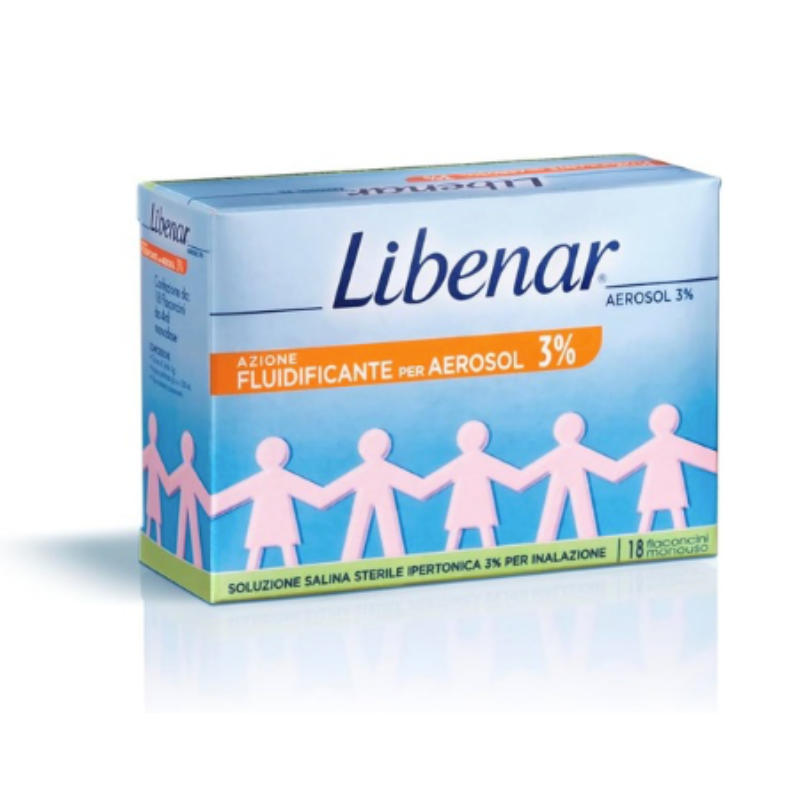 LIBENAR - 18 Flaconcini Ipertonica Aerosol 3%