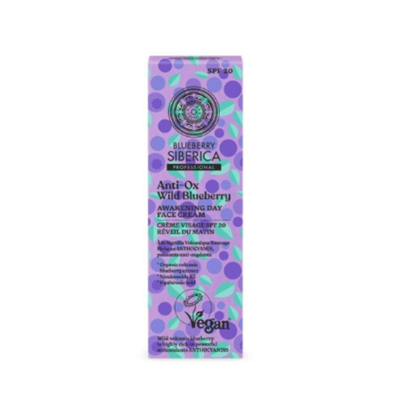 NATURA SIBERICA - Crema Viso Da Giorno Al Mirtillo SPF 20