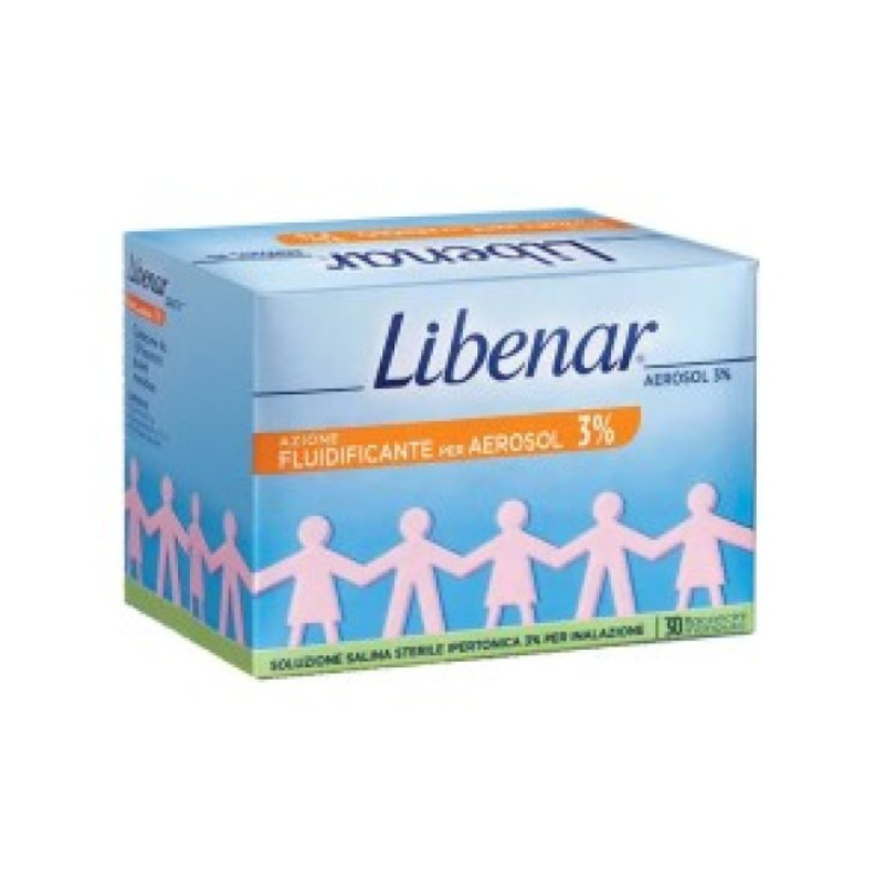 LIBENAR - 30 Flaconcini Ipertonica Aerosol 3%