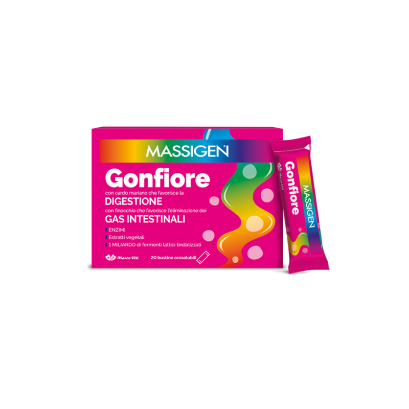 MASSIGEN - GONFIORE 20 Bustine Orosolubili