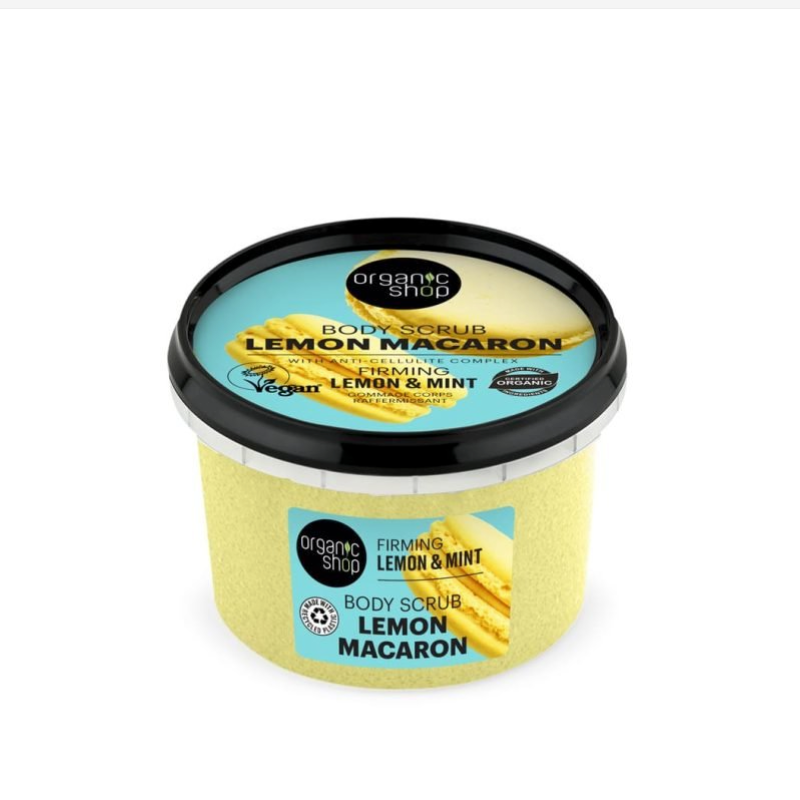 ORGANIC SHOP - LEMON MACARON Body Scrub