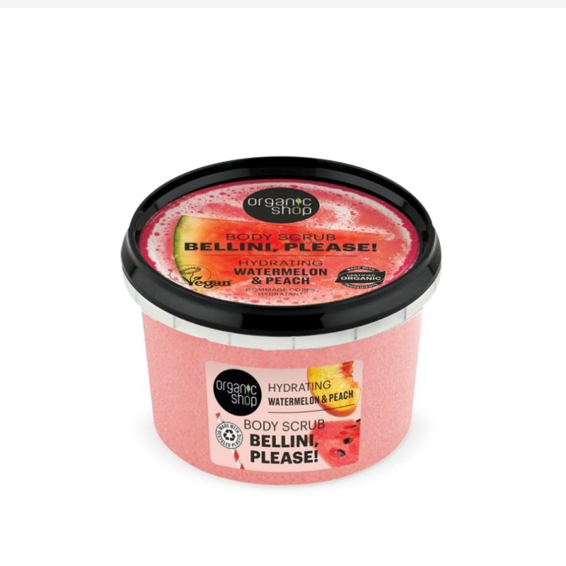 ORGANIC SHOP - WATERMELON & PEACH Body Scrub