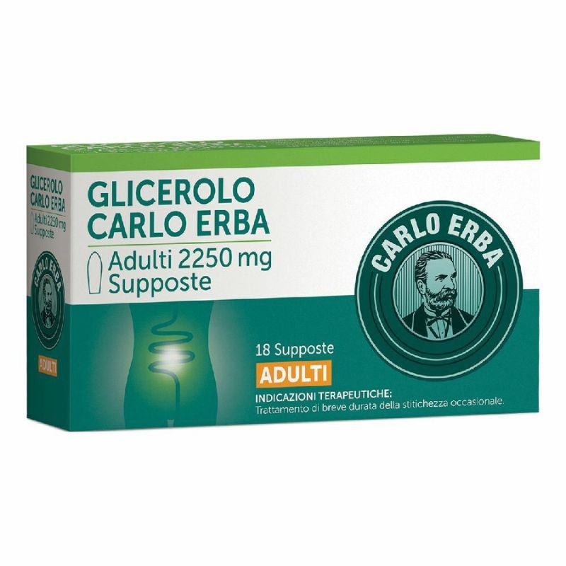 GLICEROLO CARLO ERBA – Supposte 2250mg (Adulti)
