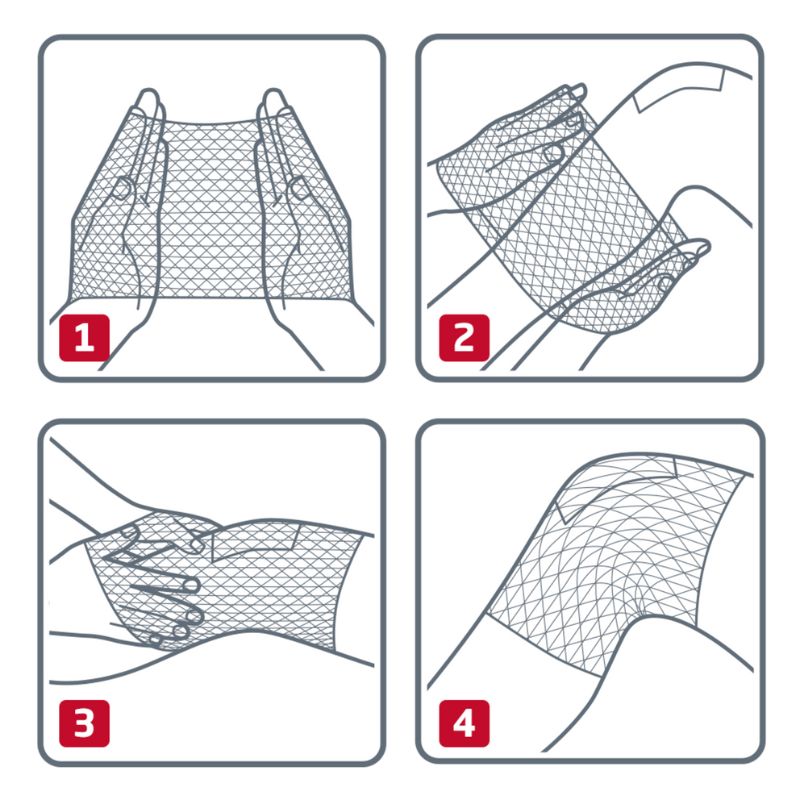 LEUKOPLAST - ELASTOFIX GINOCCHIO-COSCIA Benda Tubolare - immagine 2