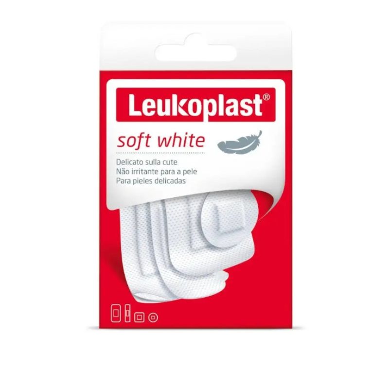 LEUKOPLAST - SOFT WHITE 40 pezzi misti