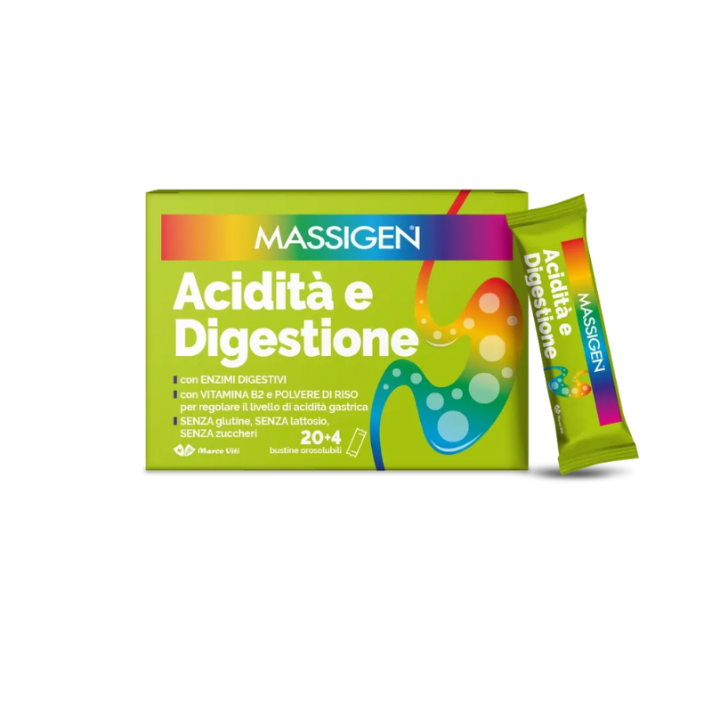 MASSIGEN - Acidità E Digestione 24 Bustine