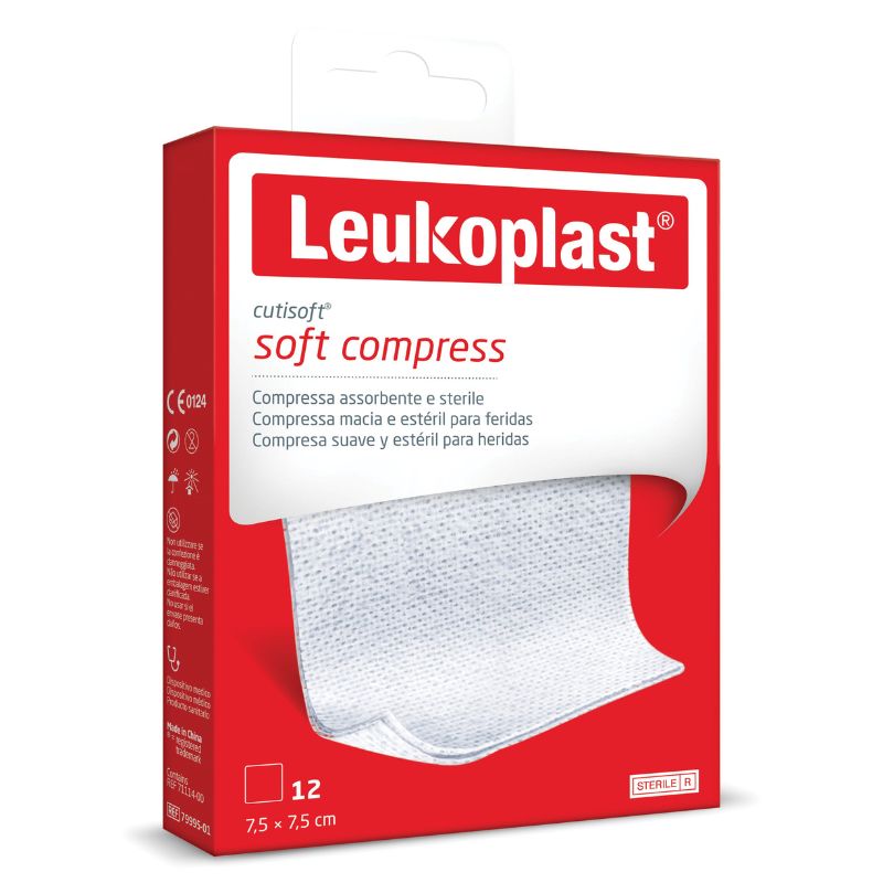 LEUKOPLAST - CUTISOFT Soft Compresse sterili 7,5x7,5cm