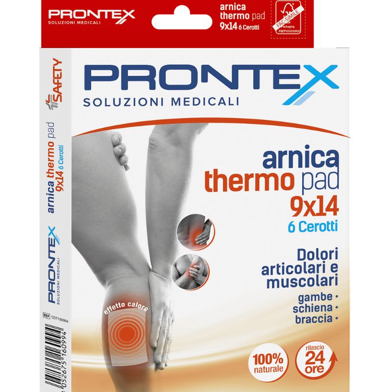 PRONTEX ARNICA THERMO Pad 9x14, 6 cerotti