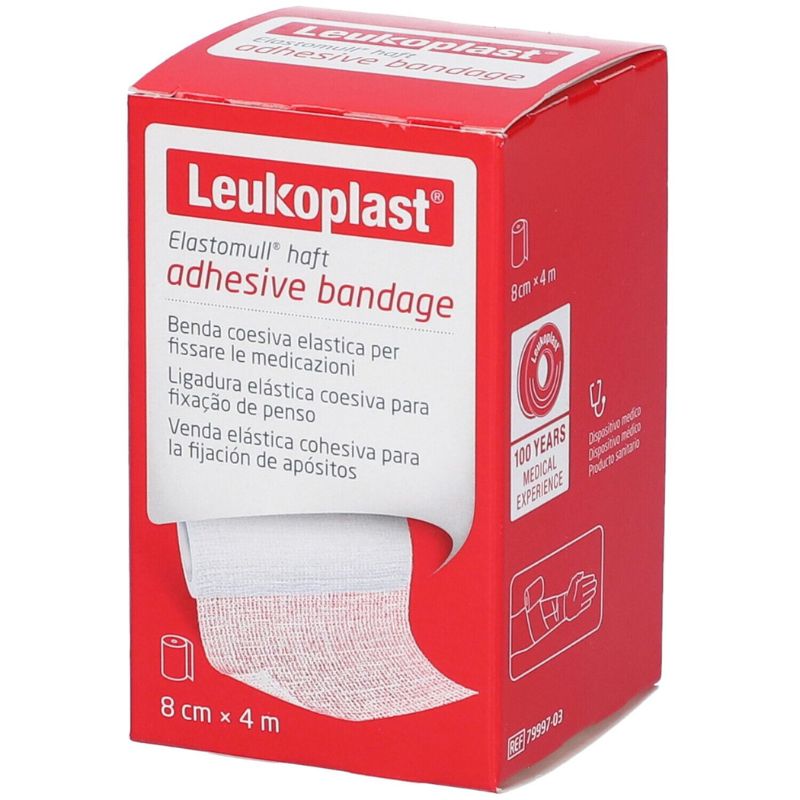 LEUKOPLAST - ELASTOMULL HAFT adhesive bandage m4x8cm - immagine 2