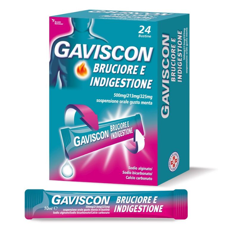 GAVISCON Bruciore e Indigestione  (500 mg + 213 mg + 325 mg)