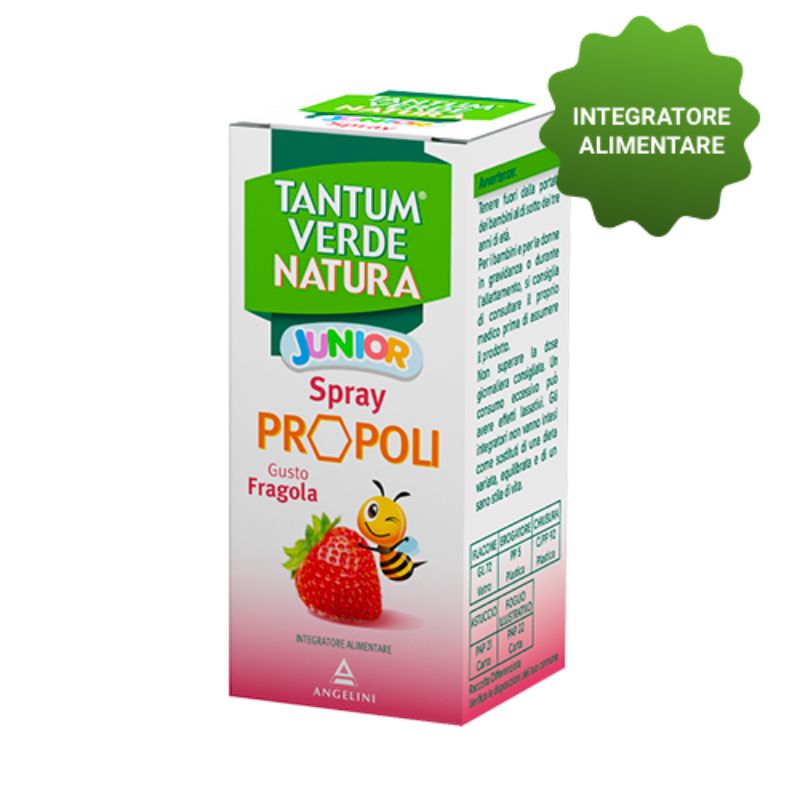 TANTUM VERDE Natura Junior Spray gusto Fragola 25 ml