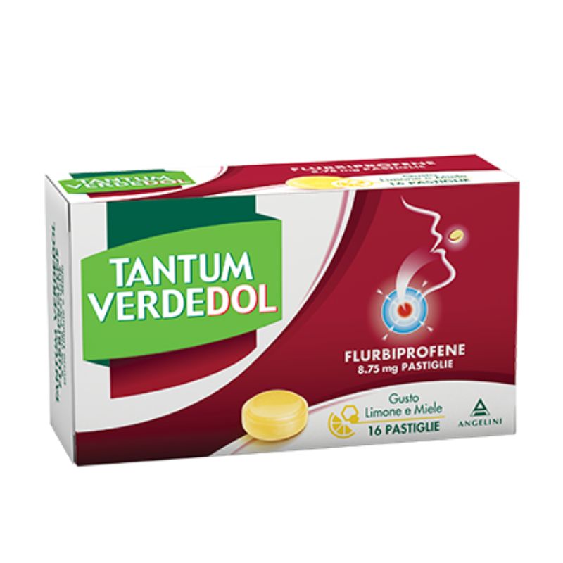 TANTUM VERDEDOL 8,75mg 16 pastiglie limone e miele