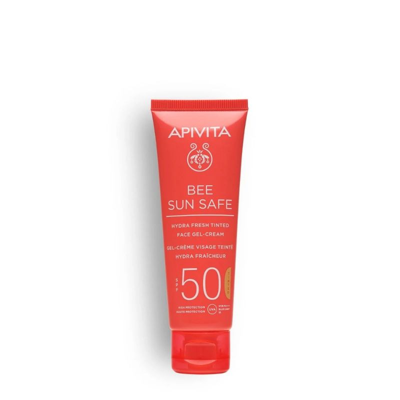 APIVITA - Crema Gel Viso Colorata Hydra Fresh SPF50