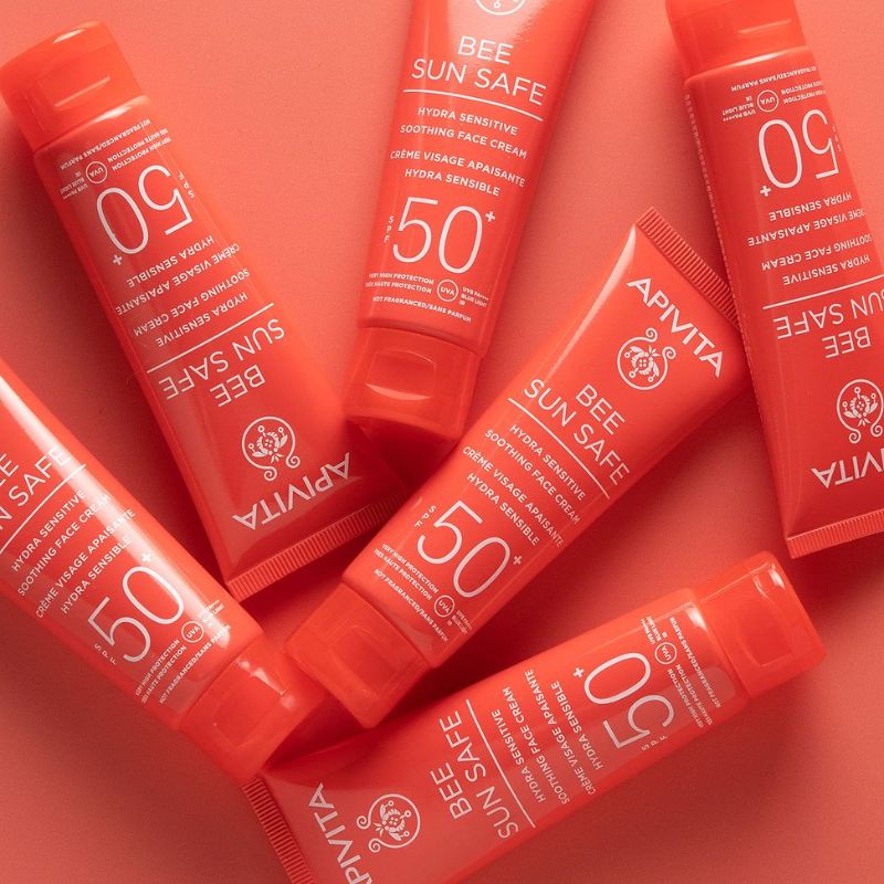 APIVITA - Crema Viso Lenitiva Hydra Sensitive Pelli Sensibili SPF50+ - immagine 2