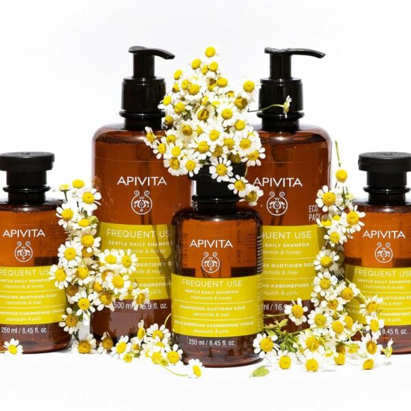 APIVITA - Shampoo Delicato Uso Frequente Ecopack 500ml - immagine 2