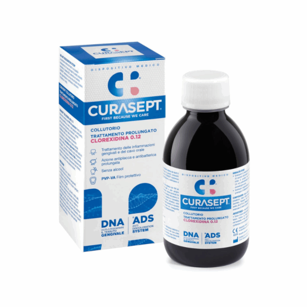 CURASEPT COLLUTORIO Trattamento Prolungato - Clorexidina 0.12