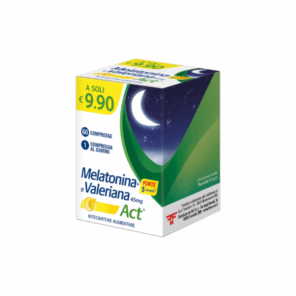 LINEA ACT - Melatonina ACT + FORTE 5 Complex e Valeriana 45mg